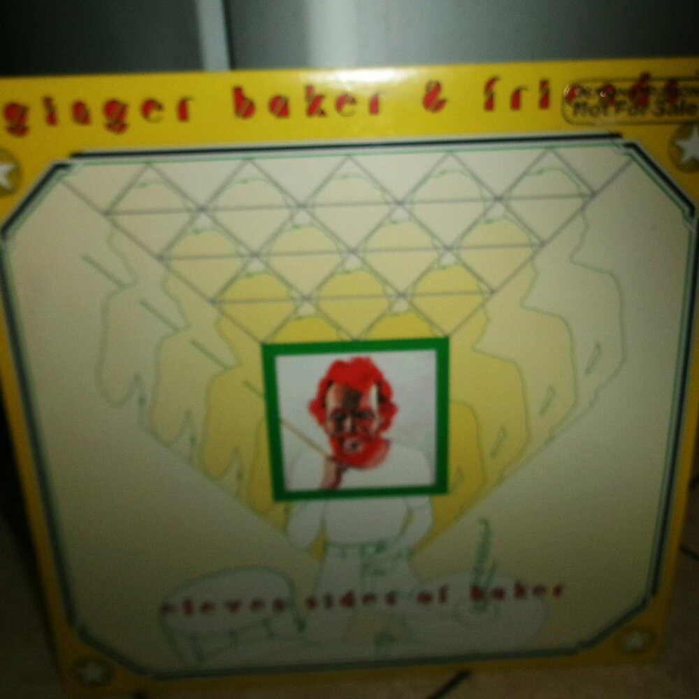 ginger baker & friends 1977 promo lp - world music rock drums cream airforce